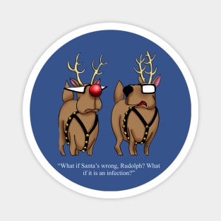 Funny Spectickles Red Nose Reindeer Diagnosis Magnet